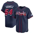 Youth No.54 Jose Suarez Atlanta Braves Navy Limited 2025 Speedway Classic Alternate Jersey